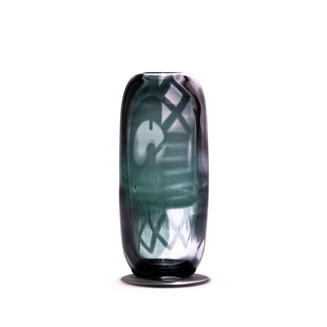 Harvest Graal Blue Glass Copper by Tiina Sarapu For Sale - Image 9 of 16