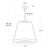 Regina Andrew Augustine Outdoor Pendant, Weathered White, Small For Sale In Detroit - Image 6 of 7