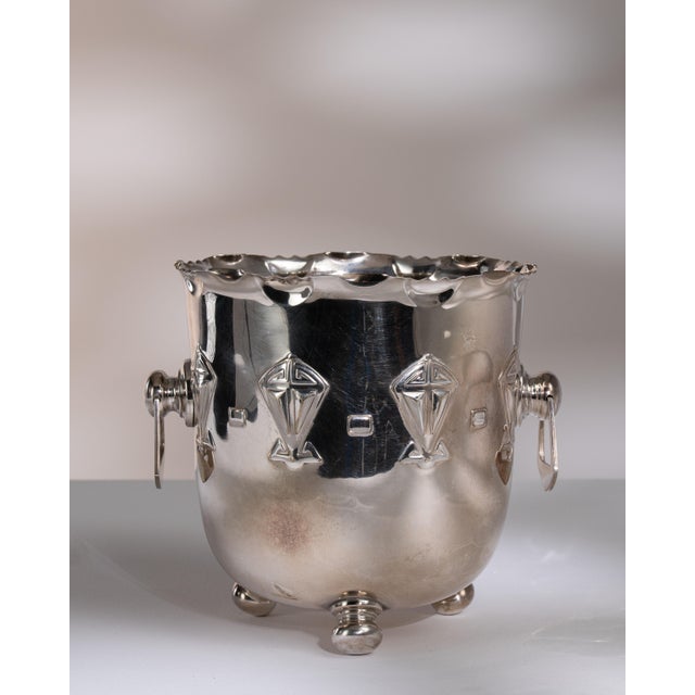 Mid 20th Century France Silver Metal Ice Bucket For Sale - Image 14 of 15