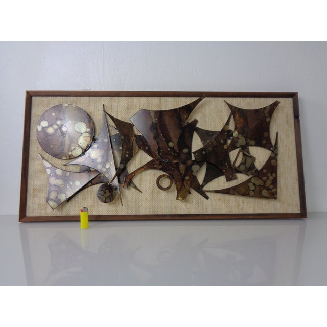 Brutalist Metal Wall Panels by Henrik Horst, Denmark, 1960s, Set of 2 For Sale - Image 13 of 18