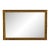 Late 20th Century Neoclassical Rococo Wall Mirror Rectangular Ornate Gilded Wood and Gesso Frame For Sale