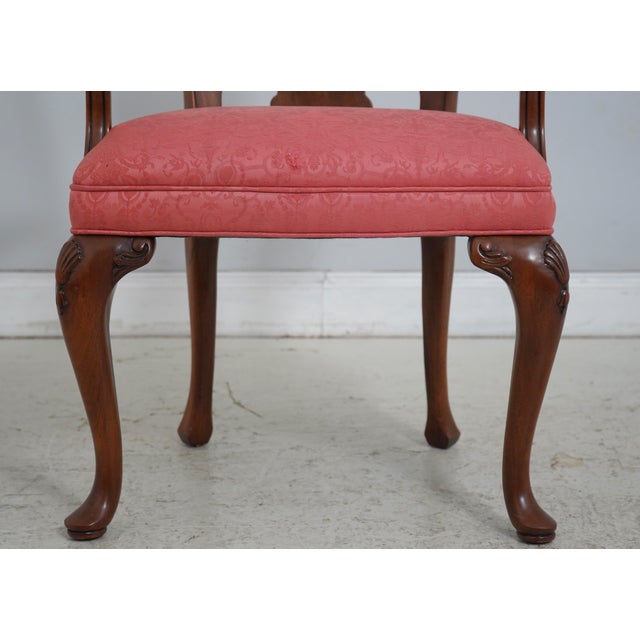 Set of 6 John Widdicomb Walnut Dining Room Chairs For Sale - Image 9 of 18