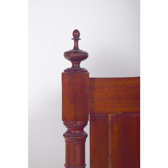 Portuguese Light Wood Single Bed, 1940 For Sale - Image 6 of 11