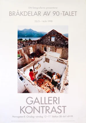 1998 Swedish Exhibition Poster, Galleri Kontrast, Photorealism