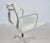 Eames Mid 20th Century Authentic Charles & Ray Eames for Vitra Ea 208 White Leather Soft Pad Swivel Chair For Sale - Image 4 of 8