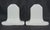 Traditional Pair of European White Ceramic Bathroom Towel Bar Brackets For Sale - Image 3 of 7