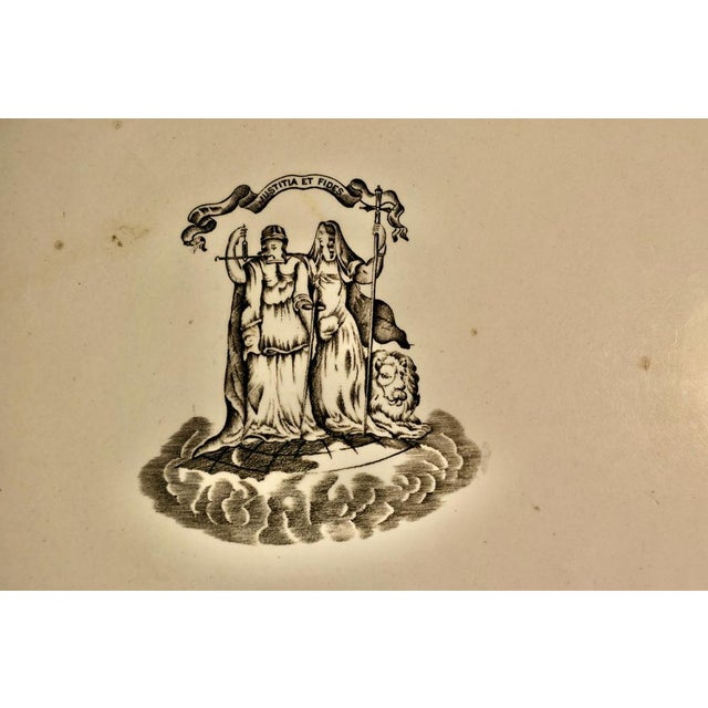 19th Century Ceramic Butter Slab and Cheese Scale Pan, Set of 2 For Sale - Image 5 of 10