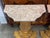 Pair of Carved Giltwood Pineapple Consoles With Marble Tops For Sale - Image 10 of 16