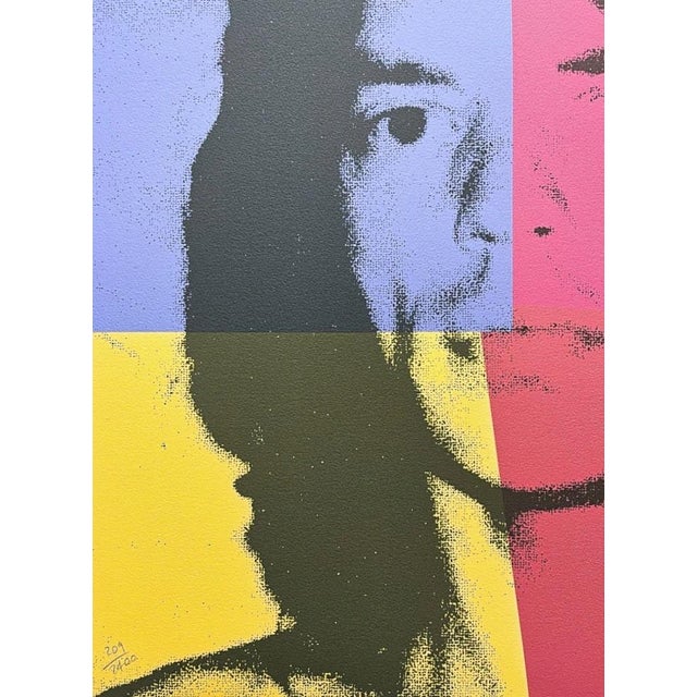 After Andy Warhol, Mick Jagger Colored, 1980s, Print For Sale - Image 3 of 6