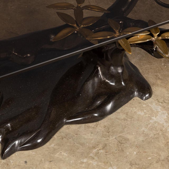 Metal Vintage Belgian Bonsai Tree Coffee Table by Willy Daro, 1970s For Sale - Image 7 of 18