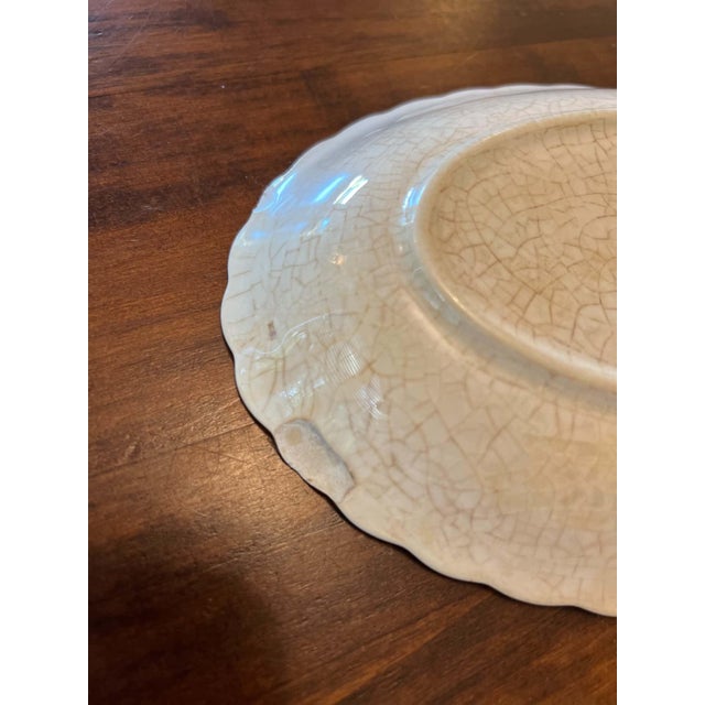 Ivory Vintage Johnson Brothers Snowhite Regency Oval Ironstone Bowl For Sale - Image 8 of 8