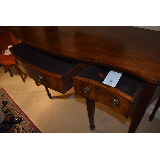 18th Century English Hepplewhite Mahogany Sideboard For Sale - Image 4 of 6