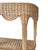 2020s Matthew Izzo Home Paloma Demi Lune Rattan Console Table With Scalloped Top and Lower Open Shelf For Sale - Image 5 of 8
