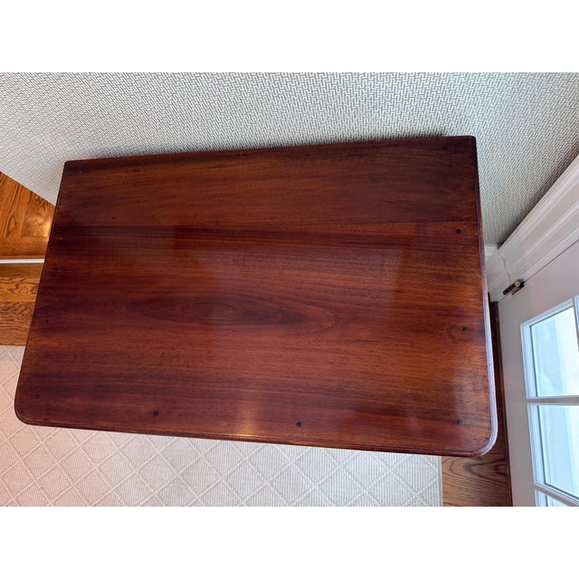 Wood Antique Walnut French Transition Table For Sale - Image 7 of 18