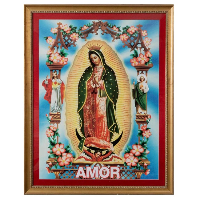 Christian Audigier "Amor" Virgin Mary Contemporary Pop Art Framed Print For Sale - Image 10 of 10