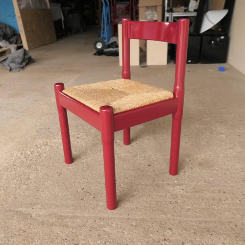 Brown Carimate Dining Chair by Vico Magistretti For Sale - Image 8 of 11