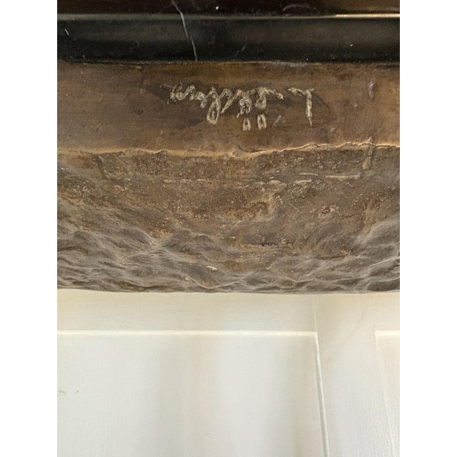 Large Antique Bronze Study Figurine, 1880 For Sale - Image 15 of 18