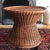 Mid-20th Century Boho Handwoven Wicker Table For Sale - Image 12 of 12