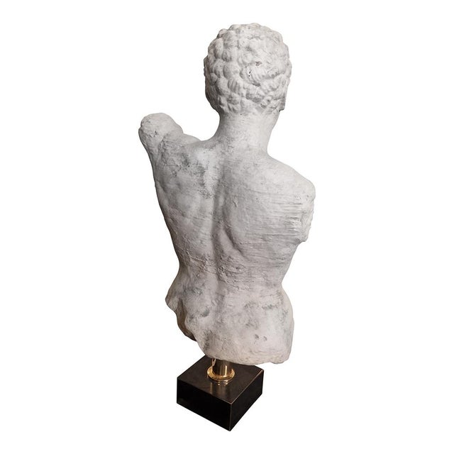 Italian Artist, Classical Style Bust, 20th Century, Gesso For Sale - Image 3 of 6