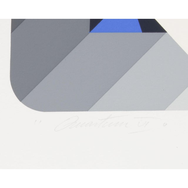 “Quantum Vi” Op Art Serigraph Print by Marko Spalatin For Sale - Image 4 of 9