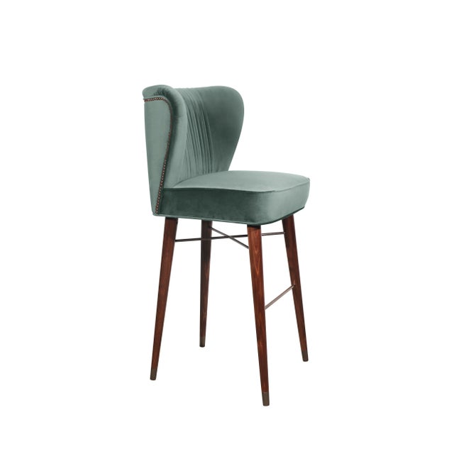 Not Yet Made - Made To Order Visconti Bar Chair by Ottiu For Sale - Image 5 of 8