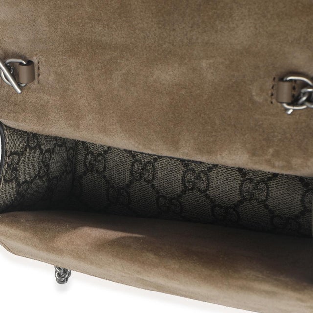 Beige GG Supreme Canvas Mini Dionysus Top Handle Bag For Sale - Image 9 of 9