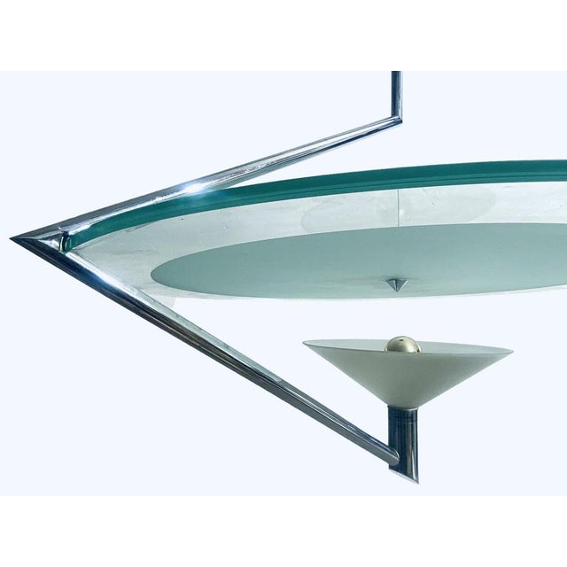 Italian Glass and Metal Kron Candlestick Olympia by Daniela Puppa for Fontana Arte, 1970s For Sale - Image 5 of 18