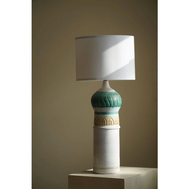 1970s Danish Modern Ceramic Floor Lamp, 1970s For Sale - Image 5 of 9