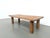 Solid oak coffee table with a free-form top and octagonal legs, made in france in the 1950s. The top, with its slightly...