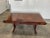 1970's Large Mid Century Craft Studio Bench Made Rosewood Desk For Sale - Image 4 of 13