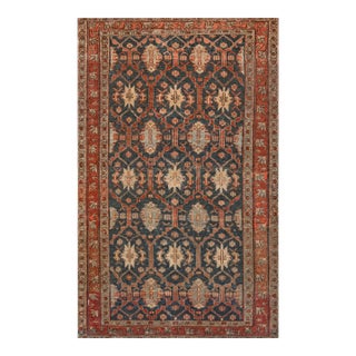 Traditional Handwoven Persian Malayer Rug For Sale