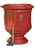 Ceramic Large French Anduze Garden Urn in Red Glaze For Sale - Image 7 of 7