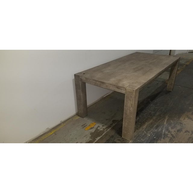 Get Reclaimed Russian Oak Parsons Rectangular Dining Table