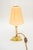 Art Deco Brass Table Lamp with Fabric Shade, 1920s For Sale - Image 3 of 18