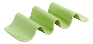 Medium Green Wavy Plate by Laura Rubio Bañón