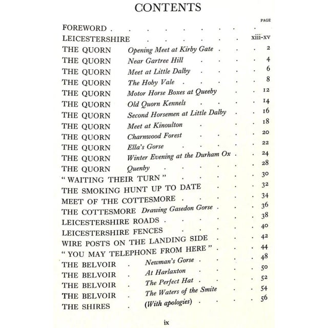Traditional "A Leicestershire Sketch Book" 1935 Edwards, Lionel, r.i. For Sale - Image 3 of 15