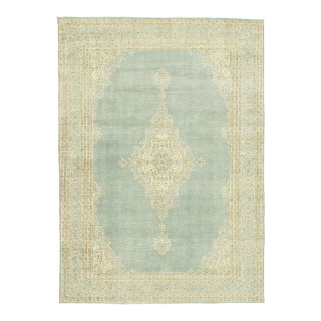 Mid 20th Century Vintage Turkish Sivas Rug - 09'00 x 12'08 For Sale