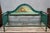 Green Napoleon III Venetian Day Bench in Cast Iron and Lacquered Sheet Metal For Sale - Image 8 of 8