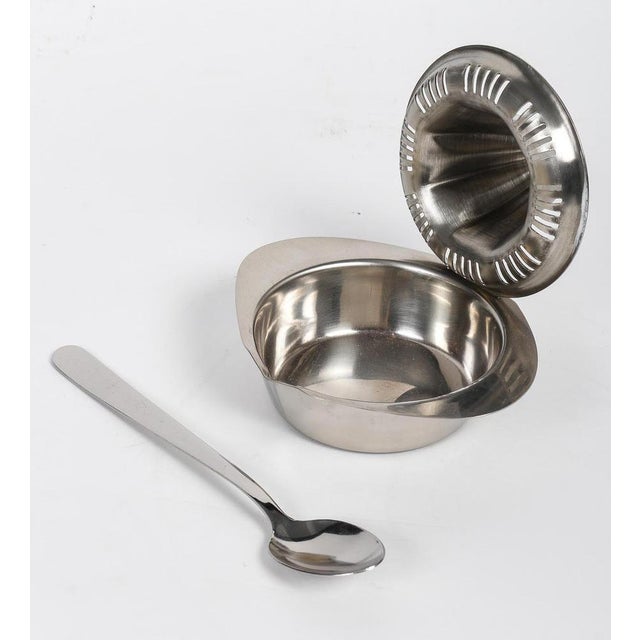 Stainless Steel Lemon Squeezer from Letang & Remy, Paris, 1960 For Sale - Image 3 of 5