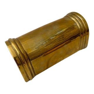 Vintage Brass Door Stopper For Sale