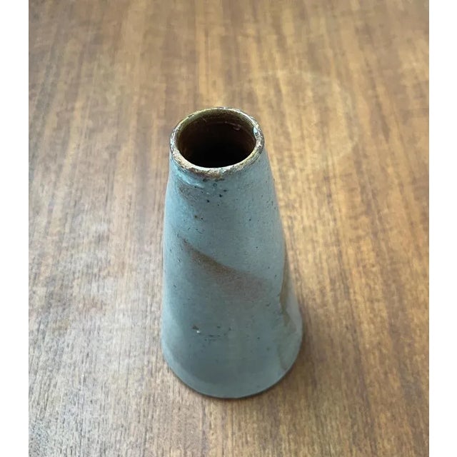Mid-Century German Minimalist Studio Pottery Vase, 1960s, in Very Good conditions. Designed 1960 to 1969