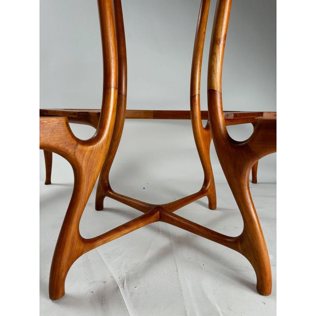 1990s Large Circular Wooden Sofa, 1990s For Sale - Image 5 of 10