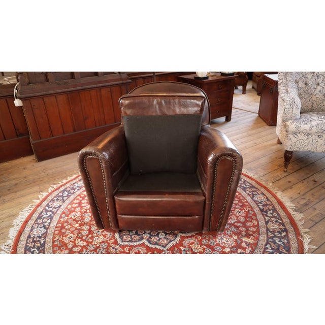 Leather Club Chair from Timothy Oulton, 2010s For Sale - Image 16 of 17