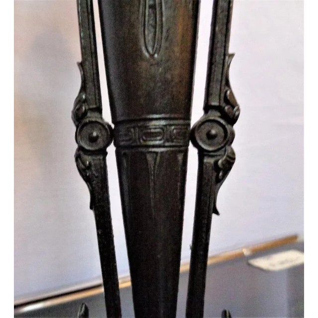 Empire 19th Century Bronze Candelabras Depicting Insects - a Pair For Sale - Image 12 of 13