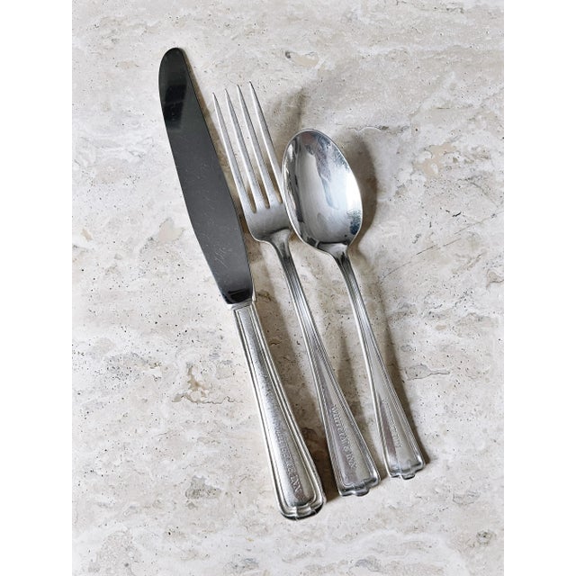 International Silver 1920s Service for 8 Silver Plated Flatware From Whiteface Inn on Lake Placid- 24 Pieces For Sale - Image 4 of 8