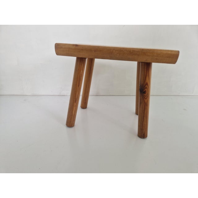 1960s Mid-Century Finnish Pine Wooden Sauna Stool, 1960s For Sale - Image 5 of 9