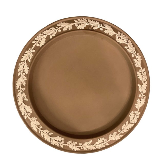 Ceramic Late 19th Century Brown Wedgwood Jasperware Cheese Dome For Sale - Image 7 of 9