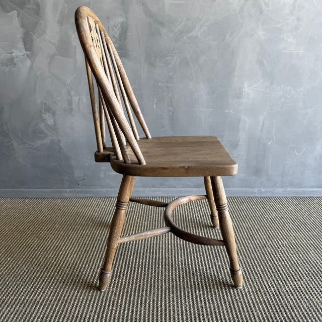 Mid-Century Modern White Oak Dining Chairs by Bloom Home in Montana Brown For Sale - Image 3 of 12
