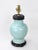 Vintage Chinese style celadon table lamp. Chinese "Celadon" is named after the glaze color of porcelain, which is verdant...