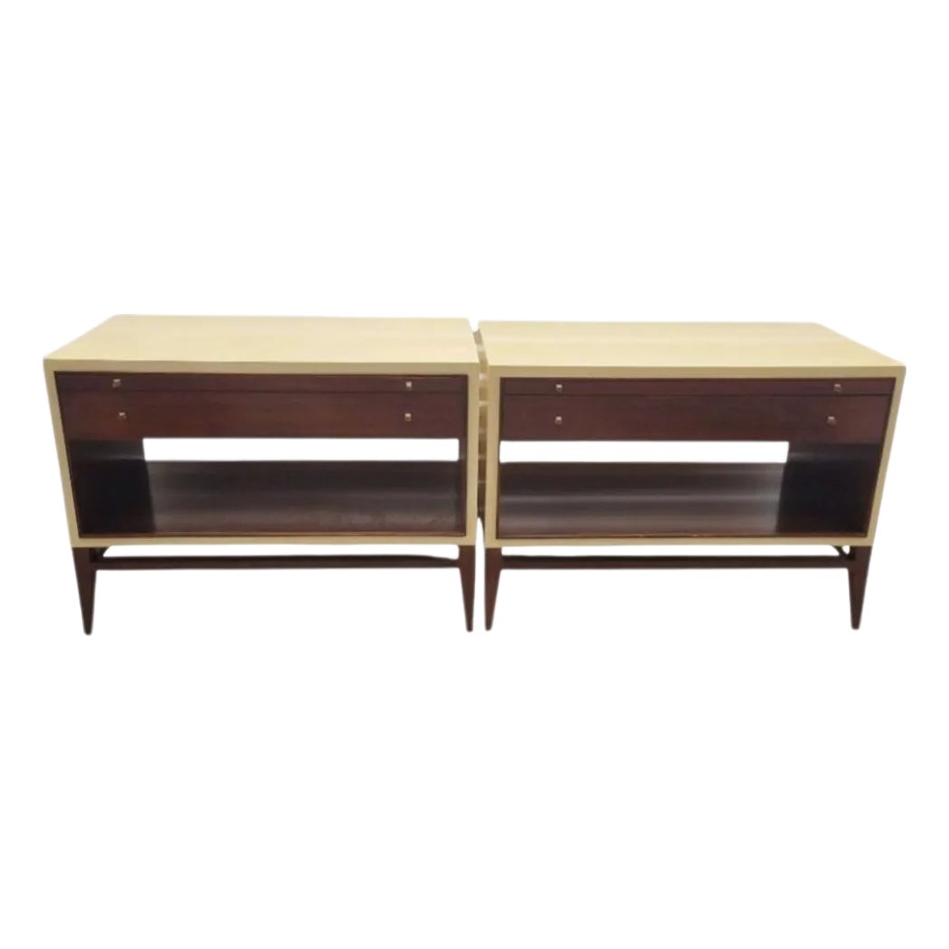 Barbara Barry for Henredon Mid Century Modern Style Parchment